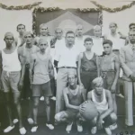 pameri (1938) ao centro, Jorge Bechara Baher (1938) Biblioteca Pública Municipal João Veiga