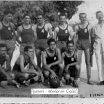 Ipameri x Goiânia (placar 34x8) na quadra do Jóquei de Ipameri em 27 de agosto de 1948. Acervo Ivo Lenza